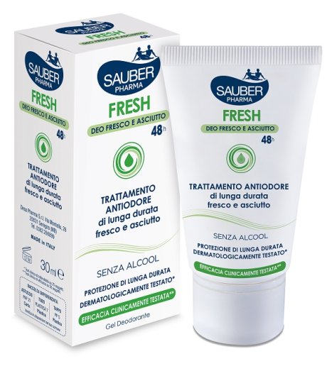 SAUBER FRESH DEO GEL AST 30ML