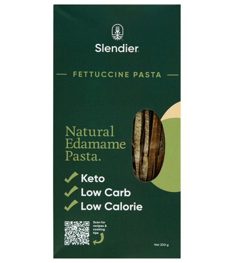 SLENDIER Fettucc.Edamame 200g