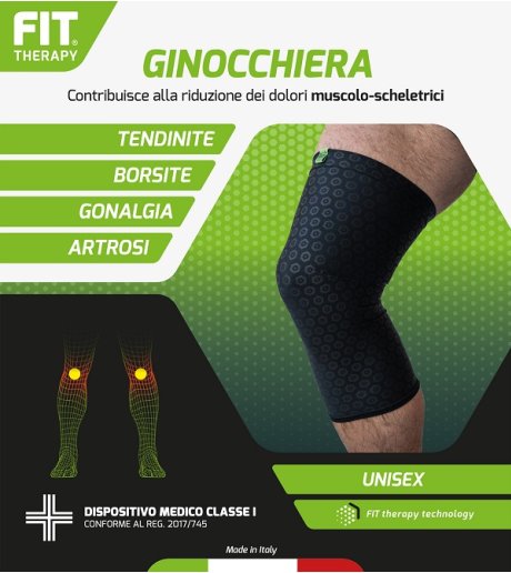 FIT THERAPY GINOCCHIERA NERO L FIT THERAPY GINOCCHIERA NERO L