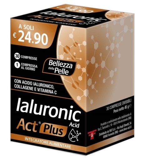 IALURONIC ACID ACT PLUS 30CPR