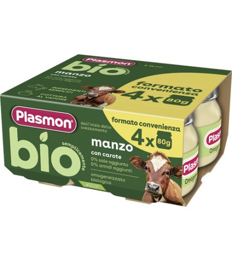 PLASMON BIO OMOG MANZO 4PZ