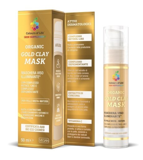 GOLD CLAY ORGANIC MASK 50ML
