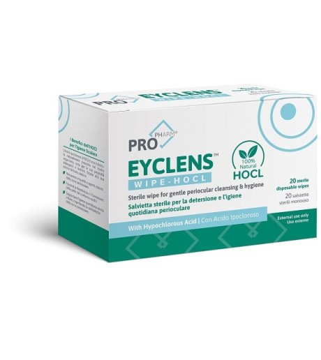 EYCLENS Wipe HOCL 20pz F/C