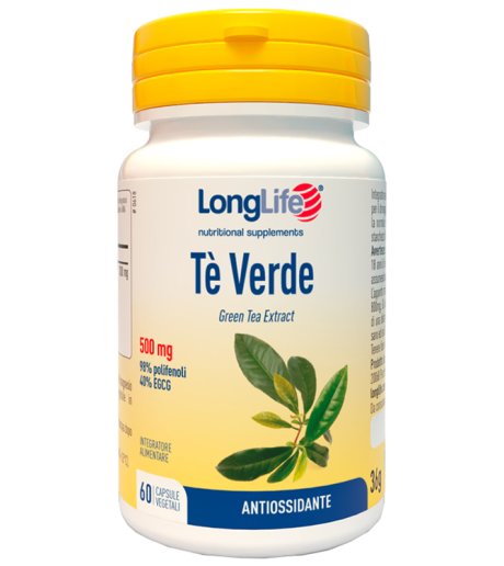 LONGLIFE TE' VERDE 500MG 60CPS