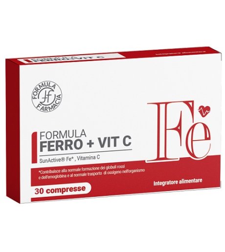 FORMULA FERRO + VIT C 30 CPR