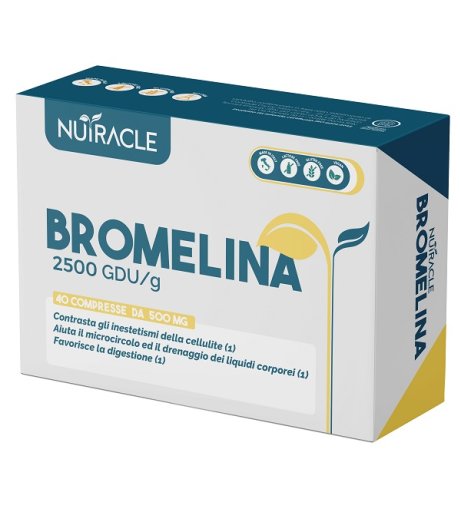 NUTRACLE BROMELINA 40Cpr 500mg