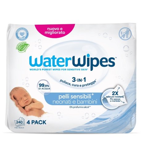 WATERWIPES BIO 4X60PZ