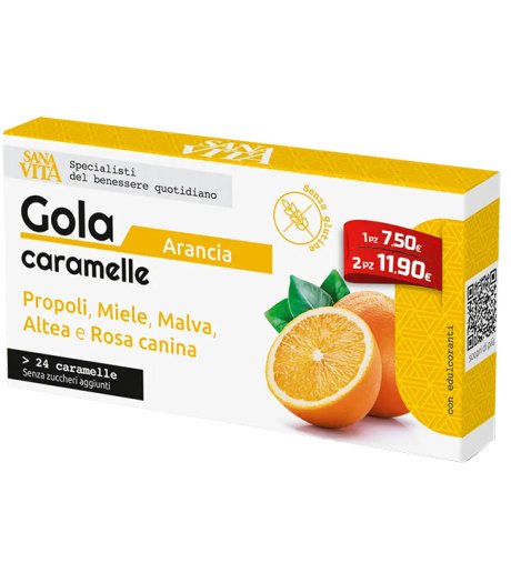 SANAVITA GOLA ARANCIA 24CPR