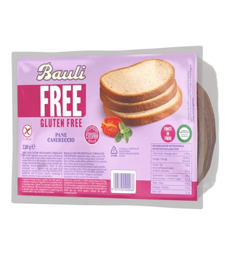BAULI FREE Pane Casereccio220g