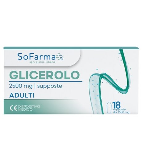 GLICEROLO AD 2250MG 18SUPP SF+