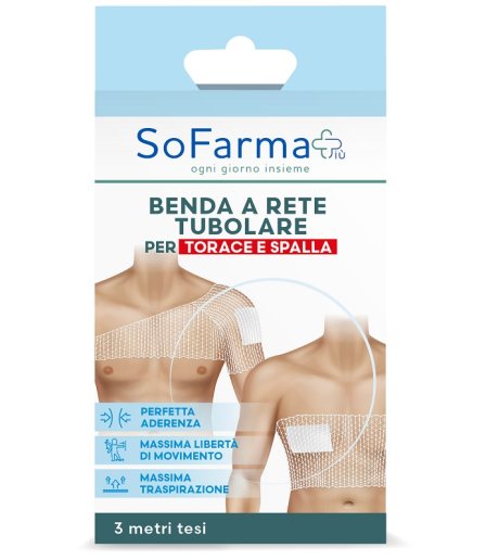 RETE ELASTICA TORACE SPALLA SF+