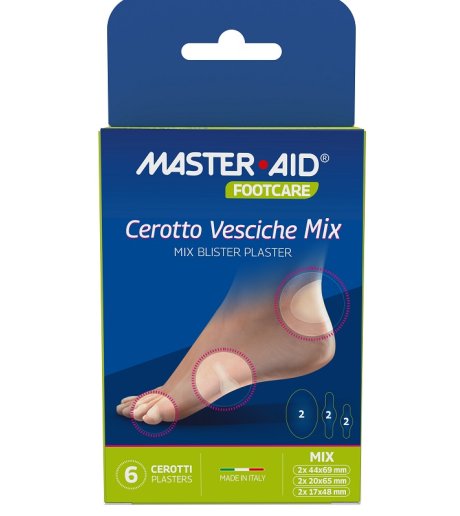 FOOTCARE Cer.Vesciche Mix 6pz FOOTCARE Cer.Vesciche Mix 6pz