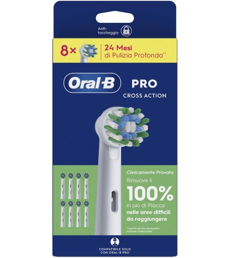 ORALB CROSSACTION REFILL 8PZ