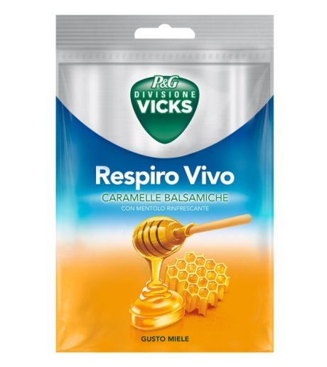 VICKS RESPIRO VIVO CARAM MIELE VICKS RESPIRO VIVO CARAM MIELE