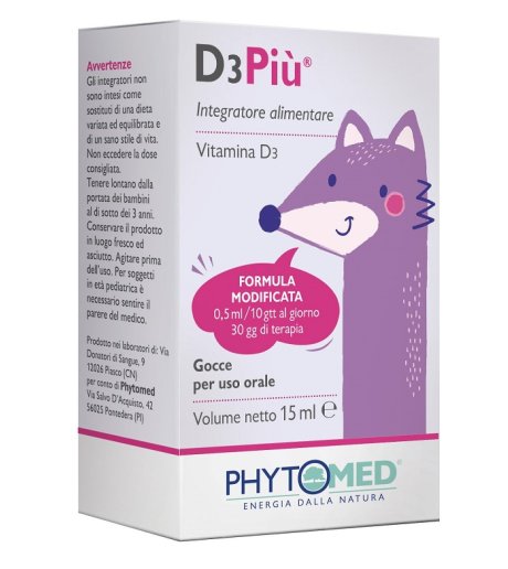 D3PIU GOCCE 15ML D3PIU GOCCE 15ML