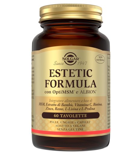ESTETIC FORMULA 60*Tav. SOLGAR ESTETIC FORMULA 60*Tav. SOLGAR