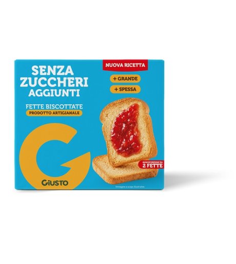 GIUSTO S/Z Fette Bisc.120g