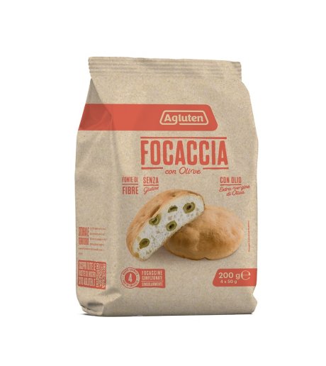 AGLUTEN Focaccina Olive 200g AGLUTEN Focaccina Olive 200g