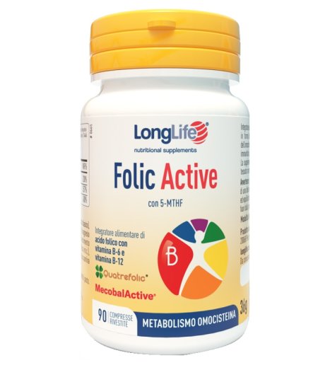 LONGLIFE FOLIC Active 90Cpr