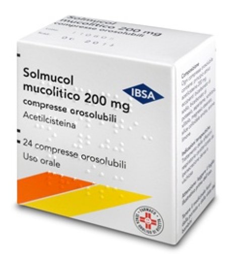 Solmucol Mucolitico*24cpr 200