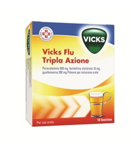 Vicks Flu Tripla A*os Polv10bs