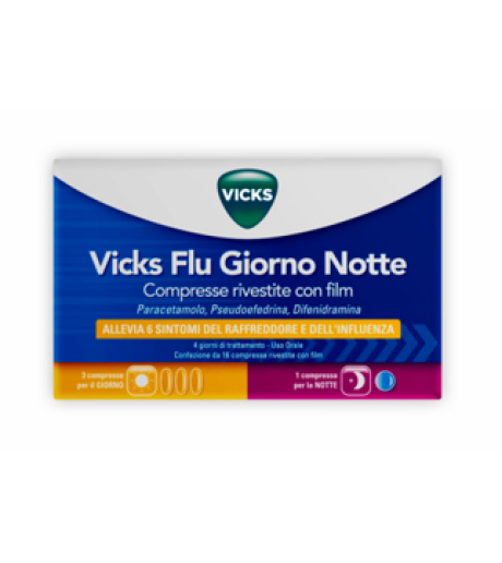 Vicks Flu Giorno Notte*12+4cpr