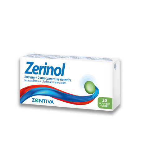 Zerinol*20cpr Riv 300mg+2mg