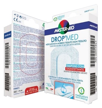 DROP MED ADS STER 12,5 X12,5 5PZ