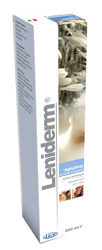 NEXTMUNE ITALY Srl LENIDERM-SPUMA DETERG.200ML VET
