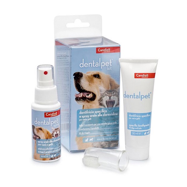 CANDIOLI IST.PROFIL.E FARM.SpA DENTALPET KIT 50ML+SPR50ML+DIT