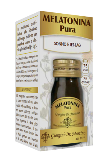 GIORGINI SER-VIS SRL MELATONINA PURA 30G PASTIGLIE