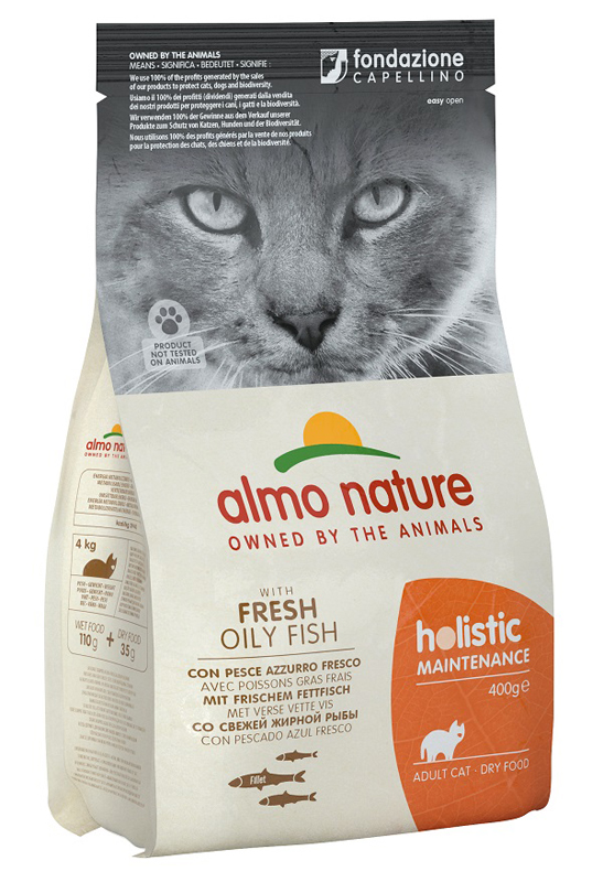 ALMO NATURE SpA ALMO CAT HOLISTIC 400 GR PESCE