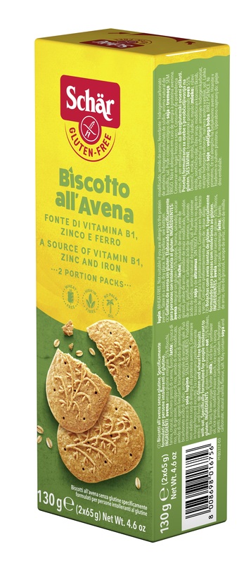 DR.SCHAR (SCHAER) SpA SCHAR BISCOTTI ALL'AVENA 130G