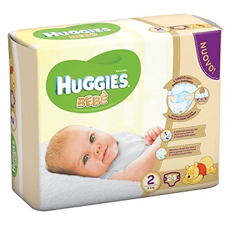 KIMBERLY CLARK ITALIA HUGGIES BEBE' BASE 2 24PZ