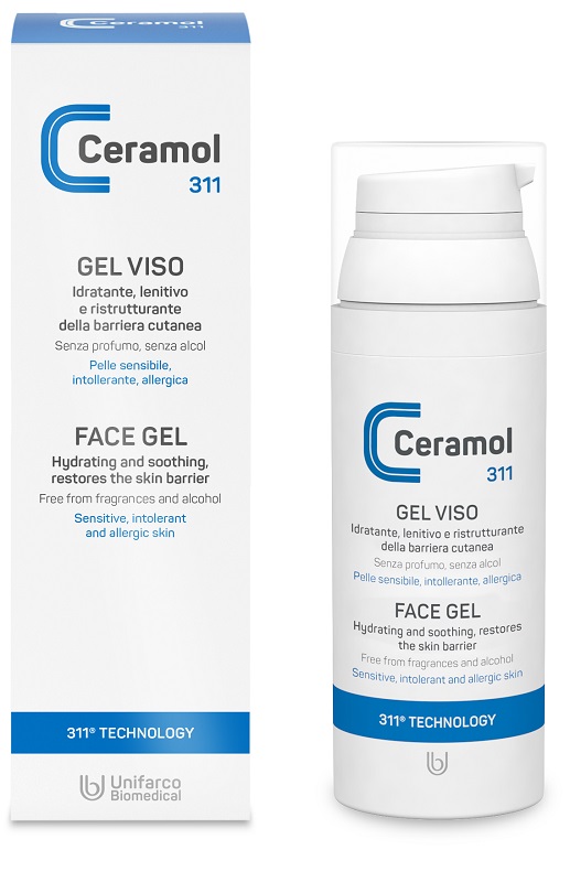 UNIFARCO SpA CERAMOL GEL VISO 50ML
