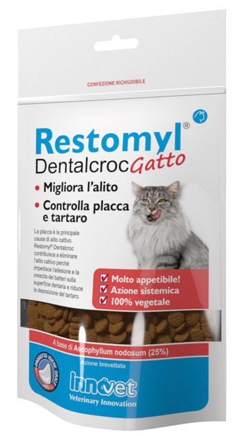 INNOVET ITALIA Srl RESTOMYL DentalCroc Gatto 60g