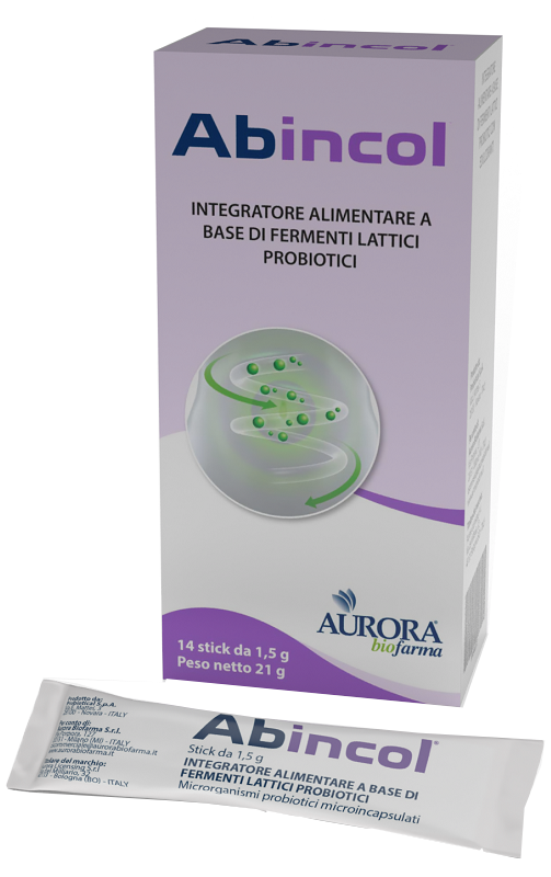AURORA LICENSING Srl Abincol 14stick Orosolubili