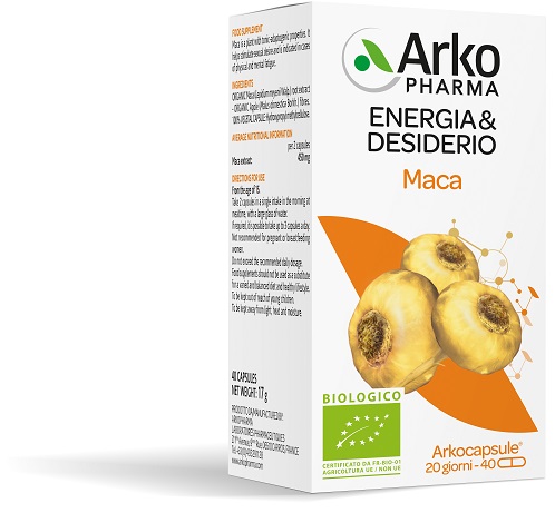 ARKOFARM Srl ARKOCAPSULE MACA BIO 40CPS