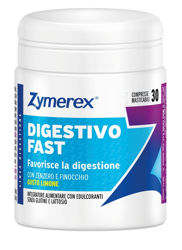 WILCO FARMA Srl SU ZYMEREX FAST 30CPR MASTICABILI