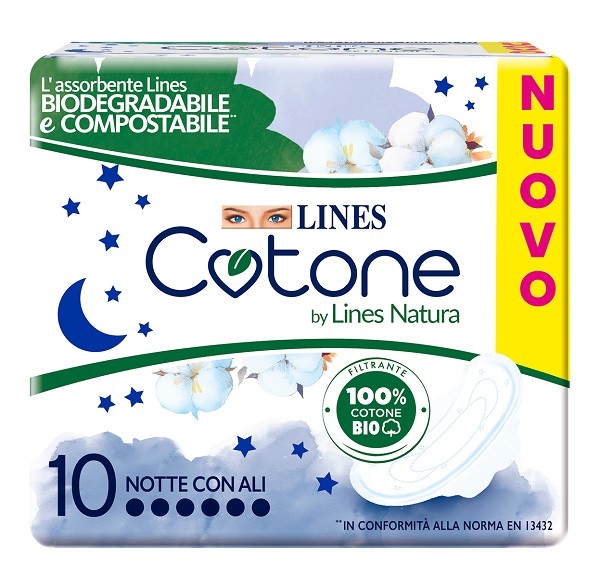 FATER SpA LINES COTONE BIO ULTRA NTT 10P