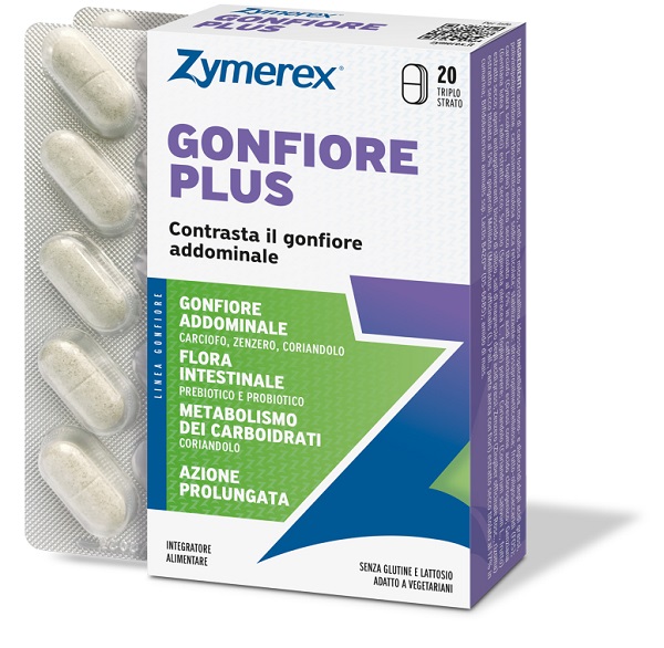 WILCO FARMA Srl SU ZYMEREX GONFIORE PLUS 20CPR