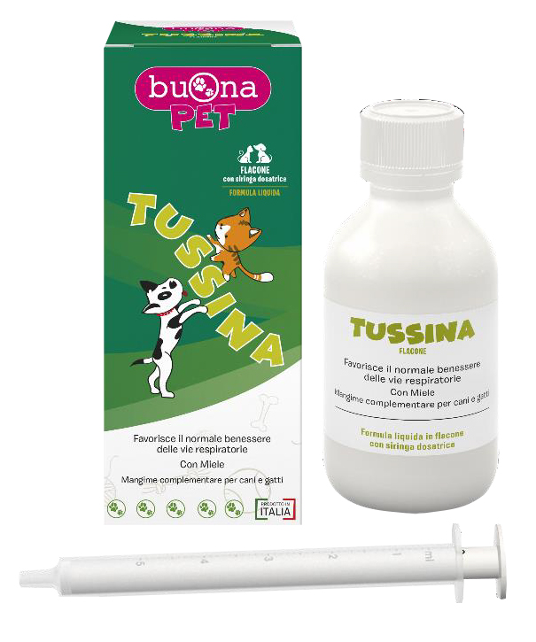 BUONA SpA SOCIETA' BENEFIT TUSSINA FLACONE 100G BUONAPET
