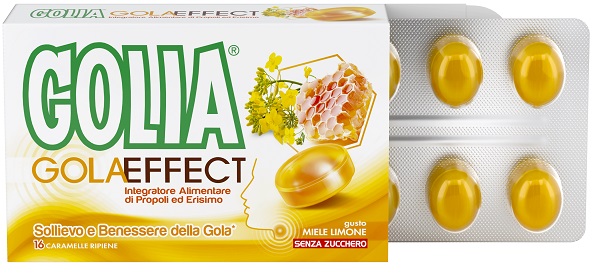 PERFETTI VAN MELLE GOLIA GOLA EFFECT BLISTER 16PZ