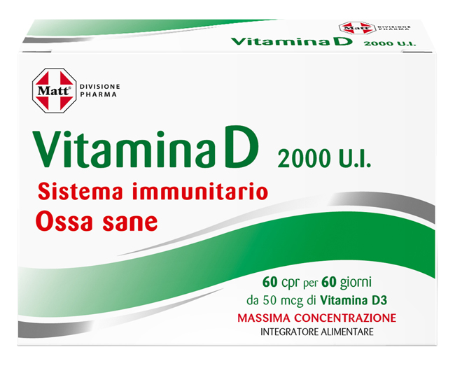 A&D SpA Gruppo Alimentare Diet MATT PHARMA VITAMINA D 60CPR
