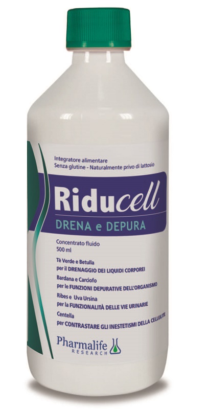 PHARMALIFE RESEARCH Srl RIDUCELL Drena&Depura 500ml