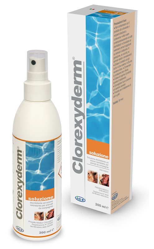 NEXTMUNE ITALY Srl CLOREXYDERM SOL 200ML VET