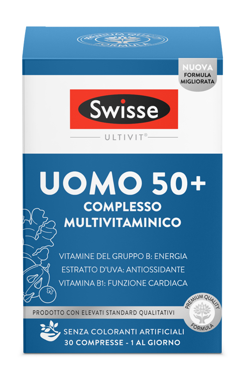 HEALTH AND HAPPINESS SWISSE MULTIVITAMINICO U 50+