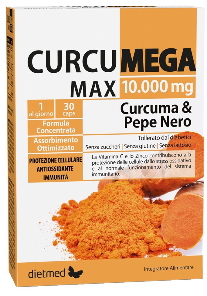 DIETMED ITALIA Srl CURCUMEGA MAX 10000MG 30CPS