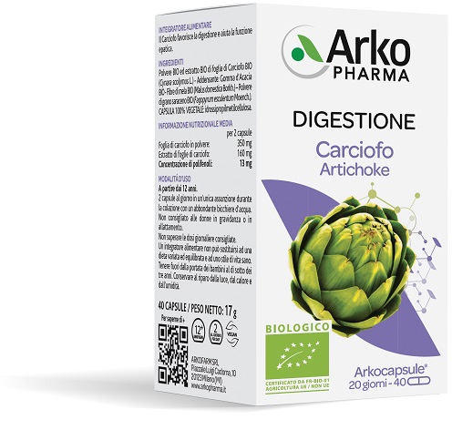 ARKOFARM Srl ARKOCAPSULE-CARCIOFO BIO 40CPS