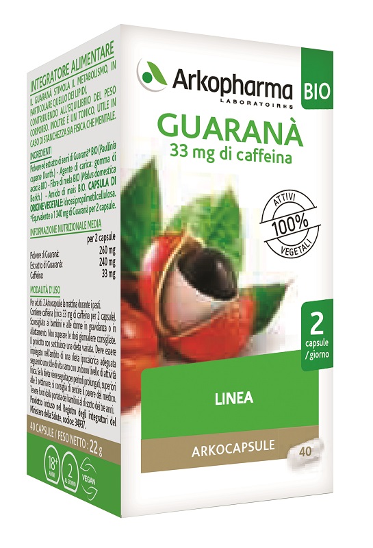 ARKOFARM Srl ARKOCAPSULE GUARANA'BIO 40CPS